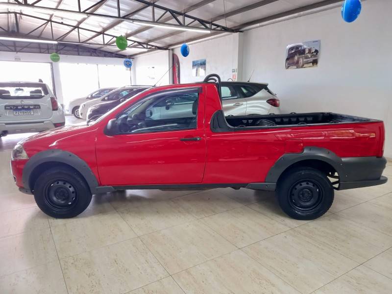 FIAT - STRADA - 2009/2010 - Vermelha - R$ 36.900,00