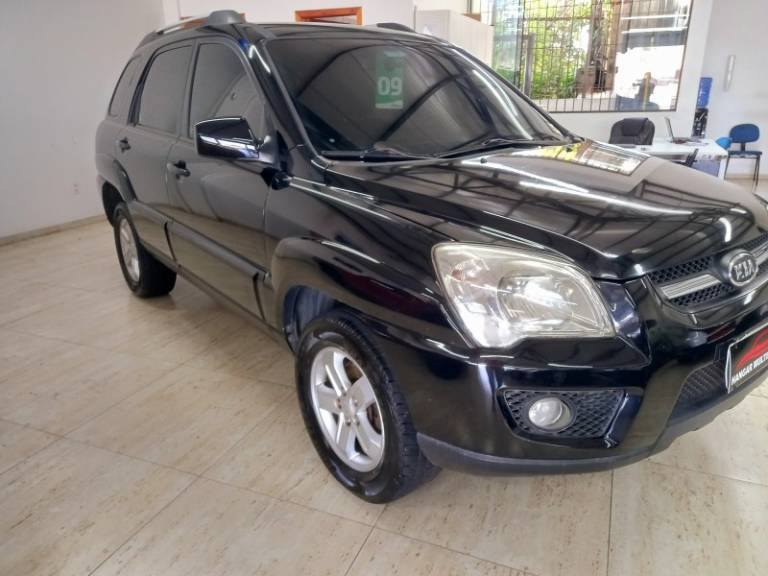 KIA MOTORS - SPORTAGE - 2008/2009 - Preta - R$ 40.900,00